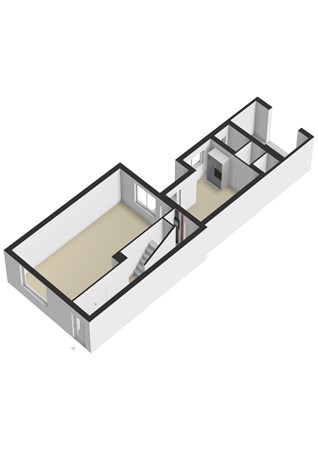 Plattegrond - Stampstraat 36, 6369 BD Simpelveld - Stampstraat 36 Simpelveld - Begane grond 3D.jpg